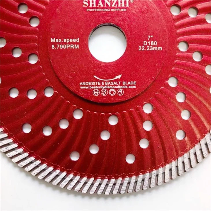 Basalt bluestone cutting blades